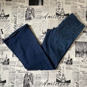 Gap Women's dark wash vintage y2k 2000s low rise flared leg jeans denim size 4